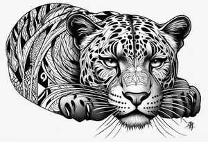 Panther in New York tattoo idea