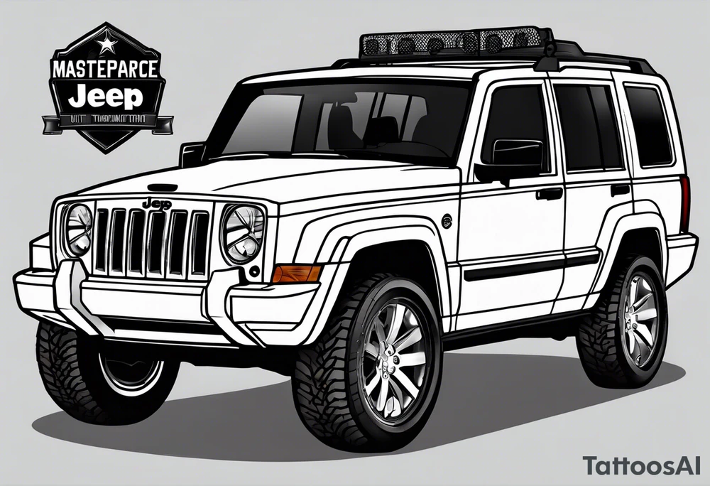 Jeep commander tattoo idea