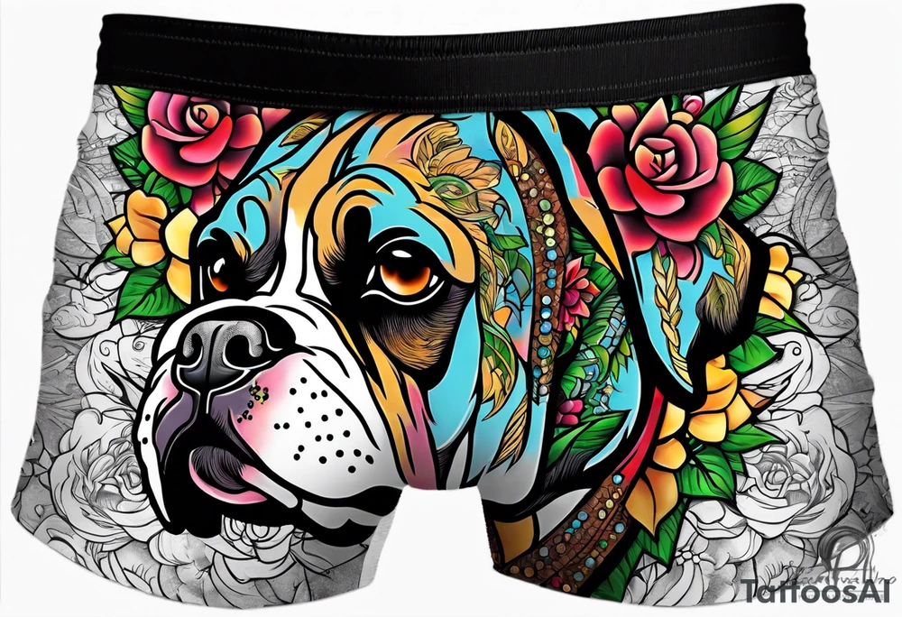 Boxer shorts tattoo idea