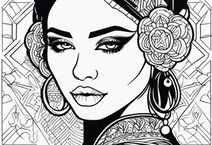 female EMCEE tattoo idea