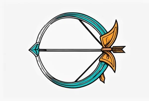 bow and arrow tattoo idea
