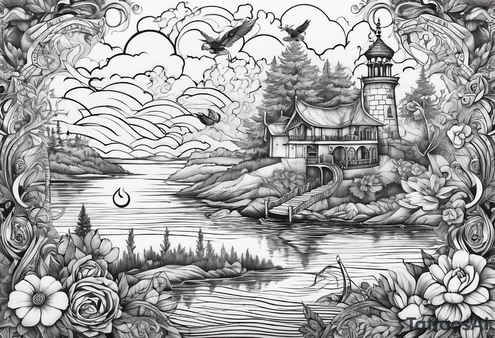 a bard tattoo idea