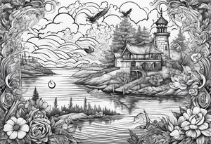 a bard tattoo idea