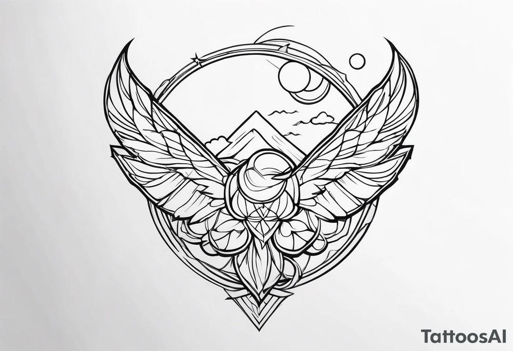 angle tattoo idea