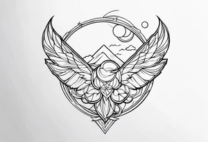 angle tattoo idea