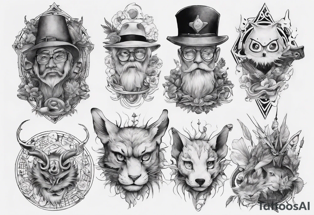all shape tattoo idea
