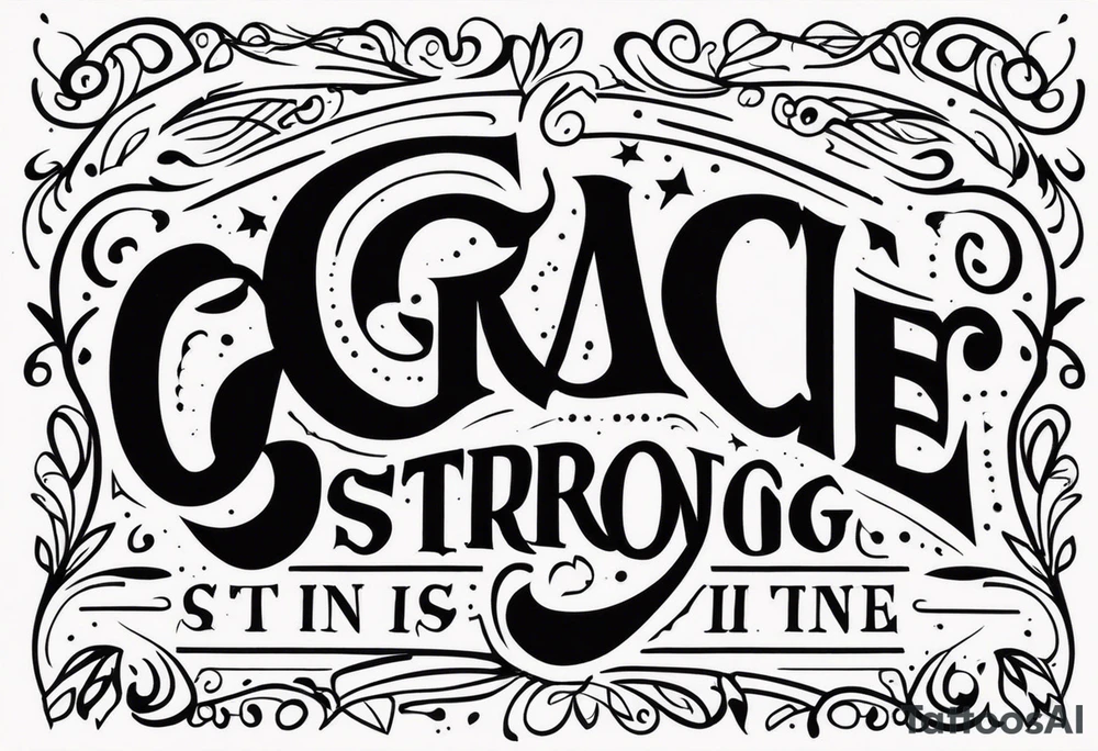GracieStrong tattoo idea
