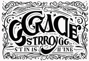 GracieStrong tattoo idea