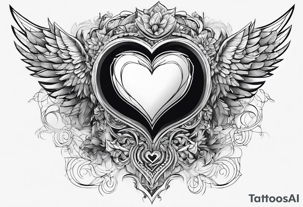 god smiting heart tattoo idea