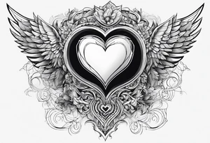 god smiting heart tattoo idea