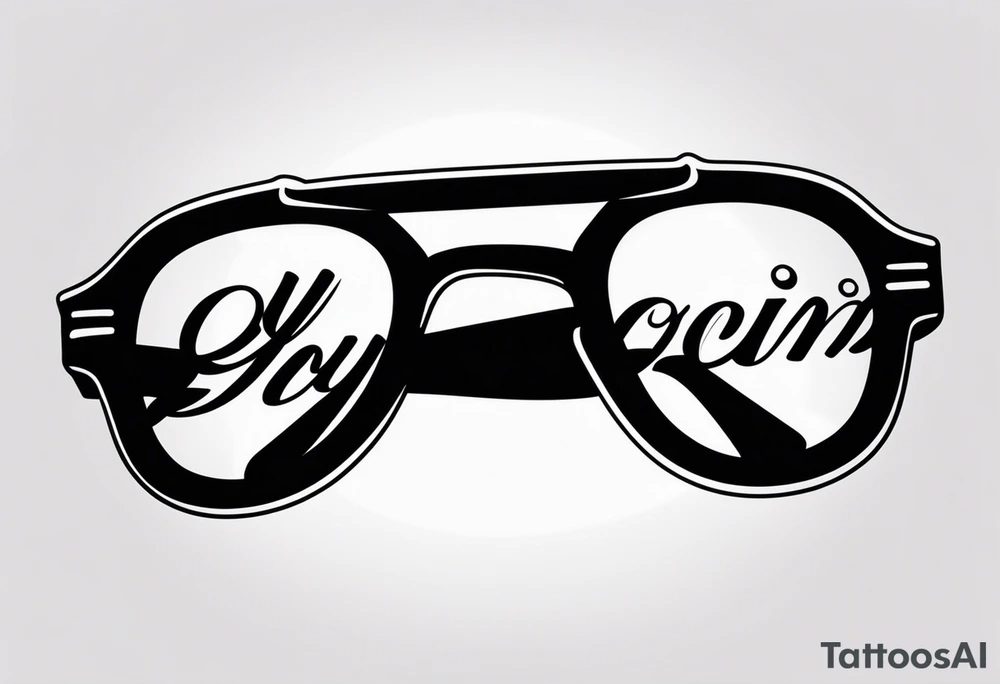 sunglasses Officer tattoo idea