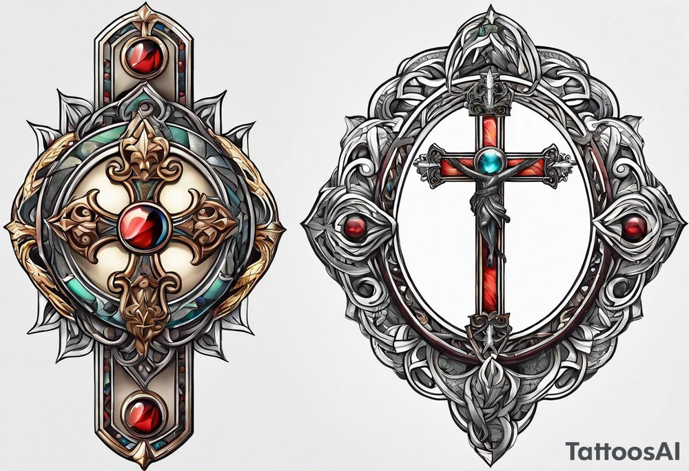 cross of Christ tattoo idea