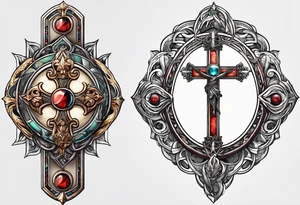 cross of Christ tattoo idea