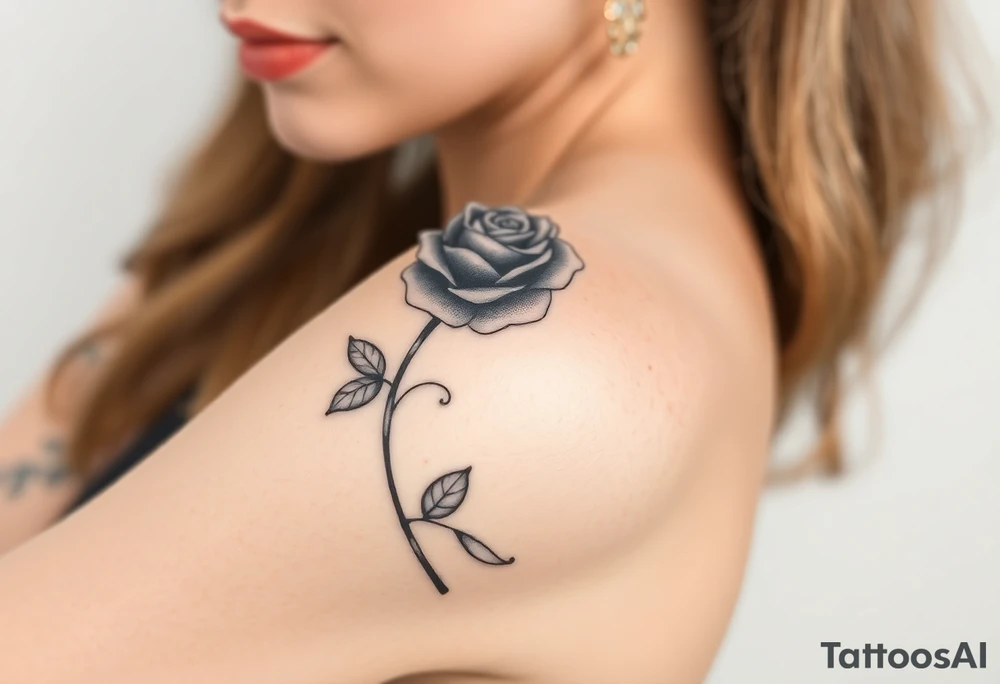 rose tattoo idea