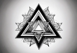 triangle tattoo idea