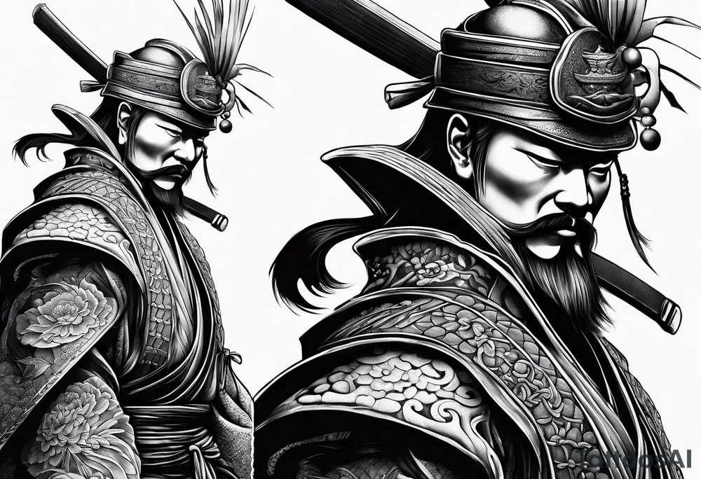 discipline  samurai tattoo idea