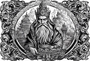 Biblical depiction of greed tattoo idea