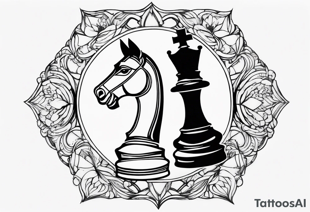 Chess Piece tattoo idea