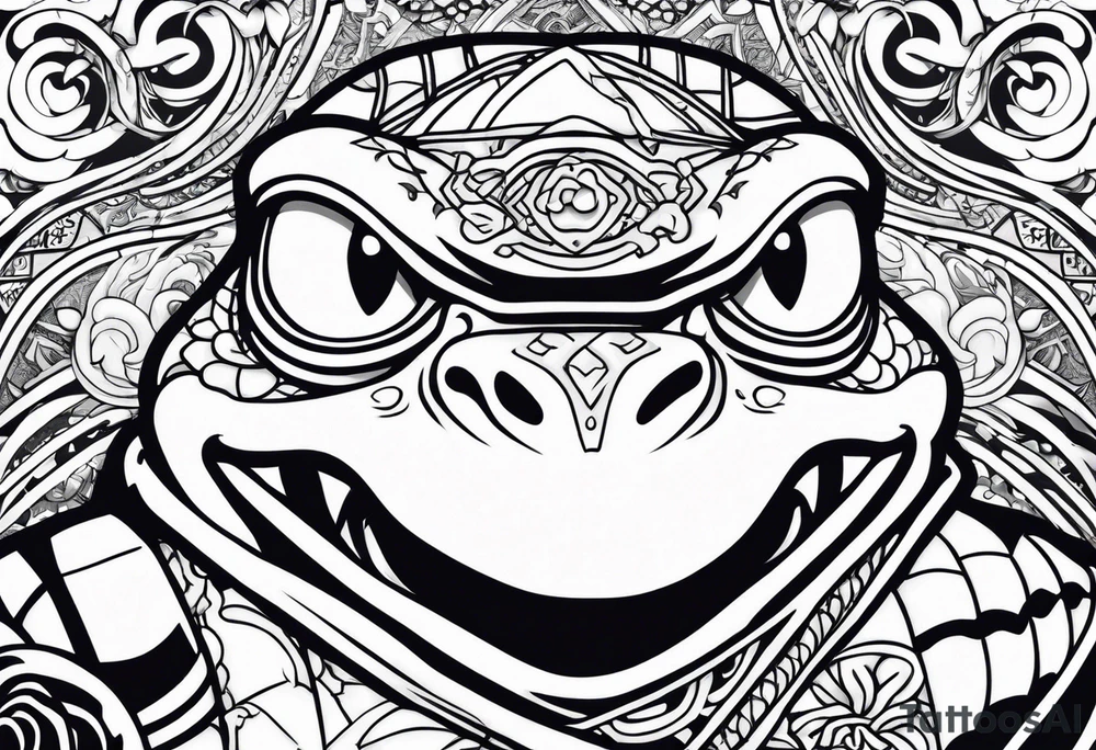 Jiraiya Naruto Gamakichi toad tattoo idea
