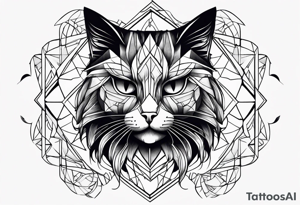 Black Cat tattoo idea