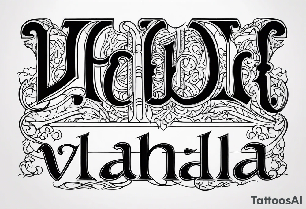 Valhalla swedish Norwegian tattoo idea