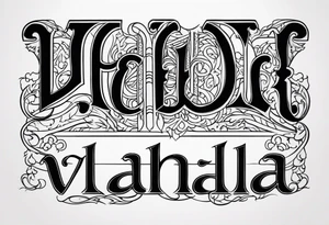 Valhalla swedish Norwegian tattoo idea