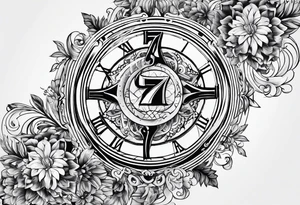 Number 7.7.77 tattoo idea