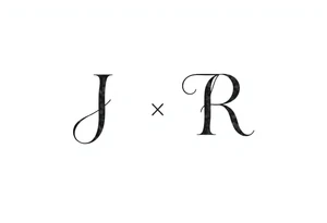 Letters J and R tattoo idea
