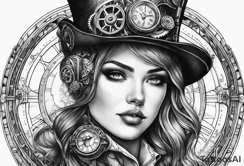 Steampunk tattoo idea