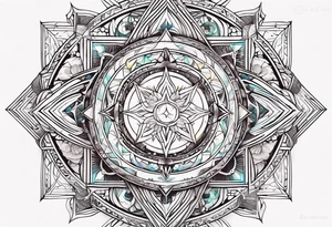 Celestial tattoo idea
