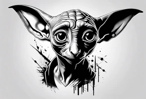 Dobby from harry potter tattoo idea