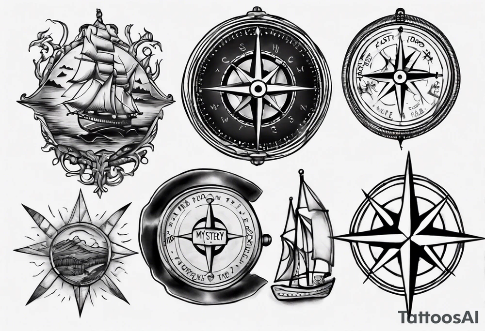 Mystery Trip from Cincinnati w/compass tattoo idea