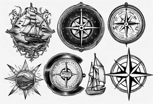 Mystery Trip from Cincinnati w/compass tattoo idea