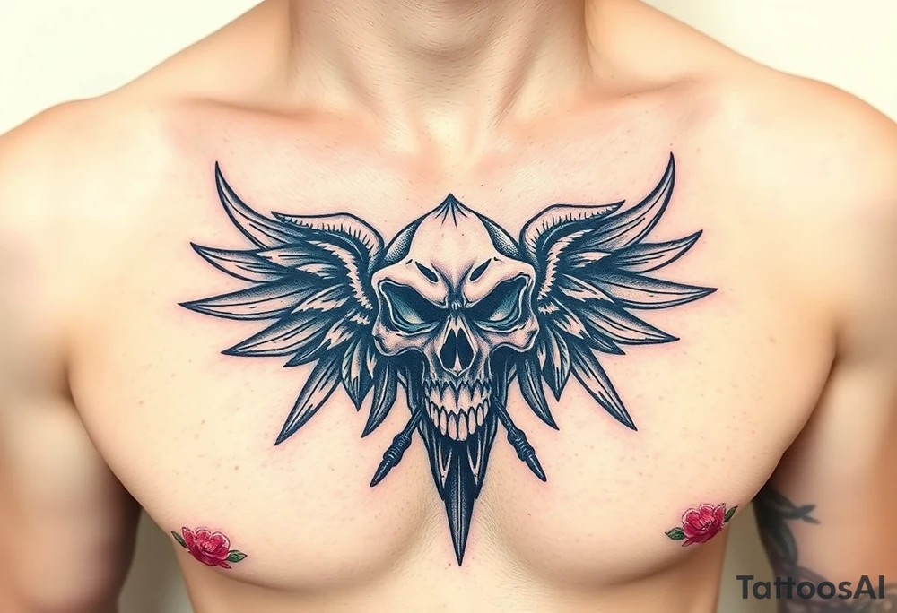 Dark Cover up tattoo idea