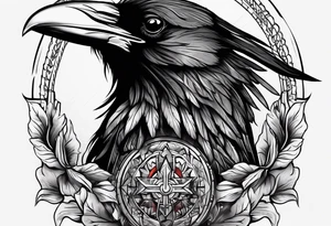 Crow medicine tattoo idea