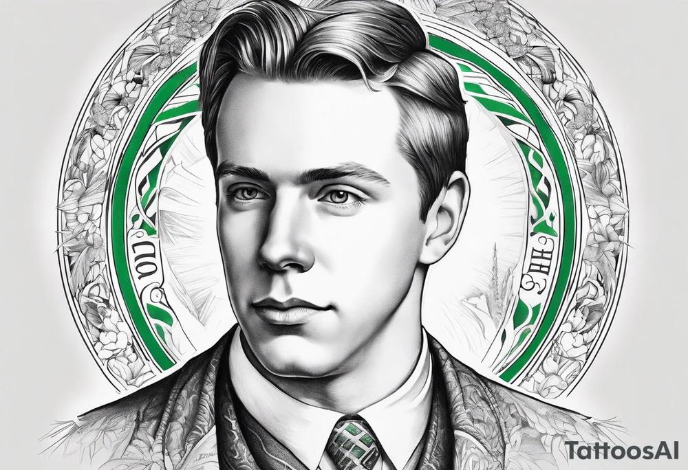 Joseph Smith Jr. wearing a Dartmouth College shirt tattoo idea