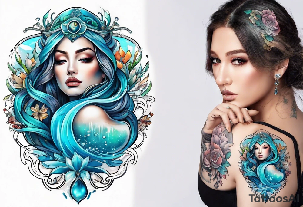 Aquarius tattoo idea
