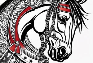 Red Dead redemption horse shoe tattoo idea