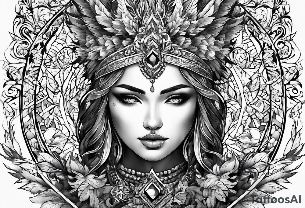 a symbol of firmness of spirit, strength and stability tattoo idea