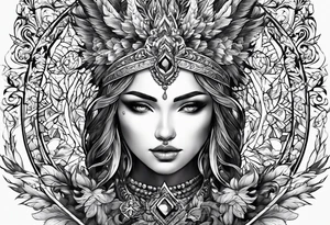a symbol of firmness of spirit, strength and stability tattoo idea