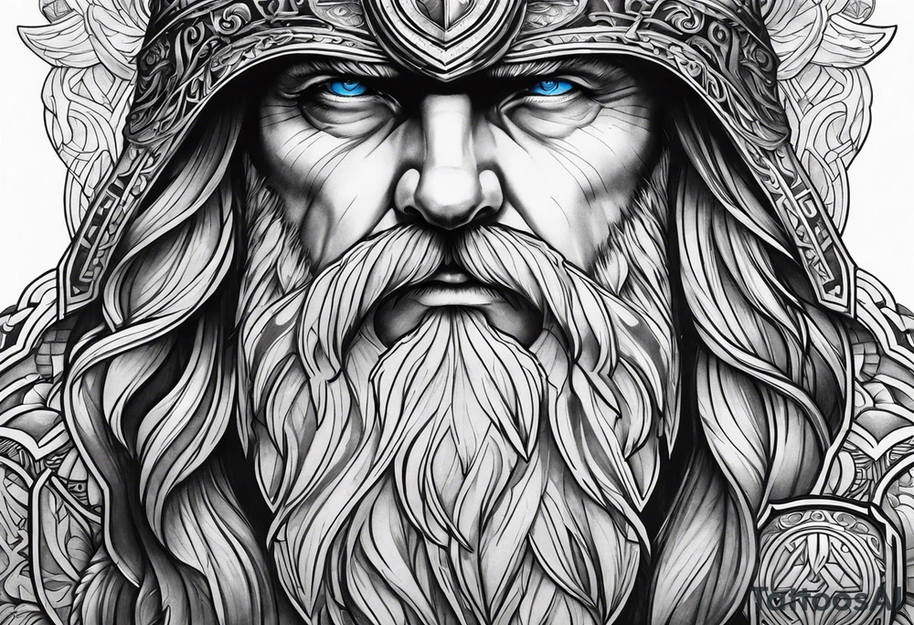 Odin tattoo idea
