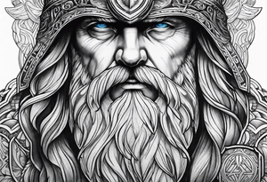 Odin tattoo idea