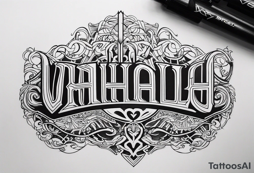 Valhalla tattoo idea