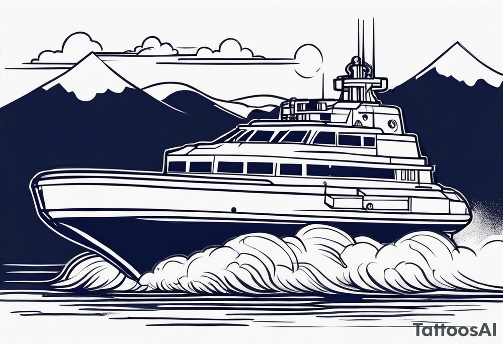 navy hovercraft tattoo idea