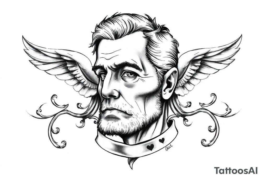 Memorial brother Dennis 24-01-12 no faces tattoo idea