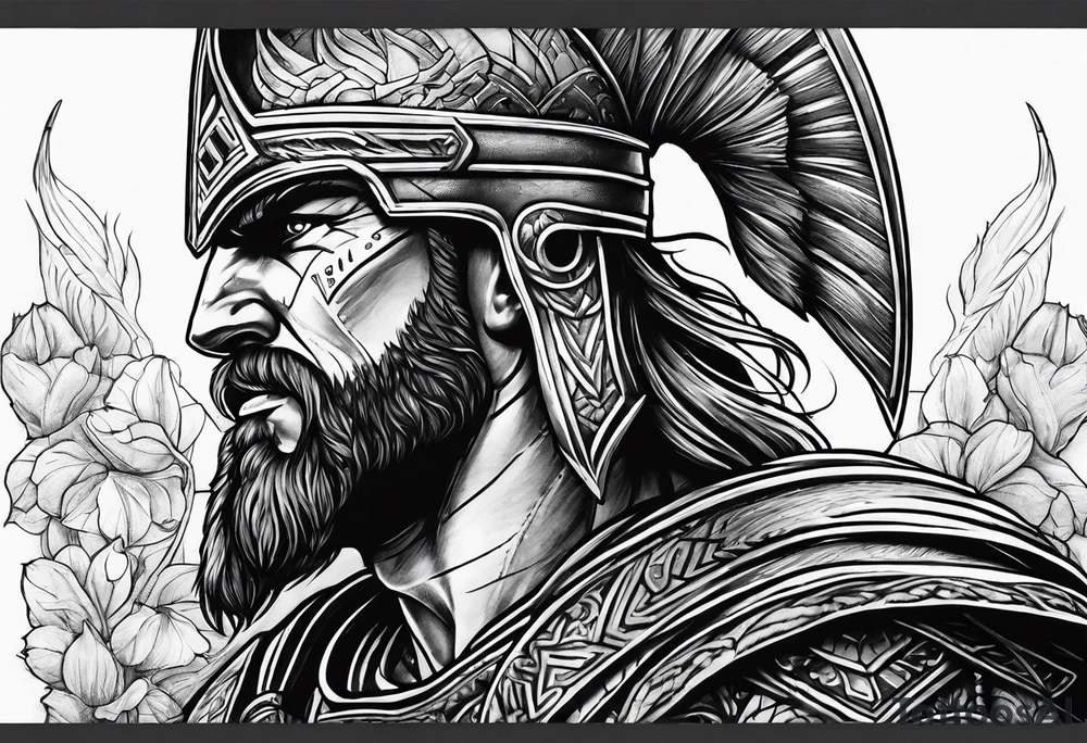 Spartan Warriors & Vikings tattoo idea