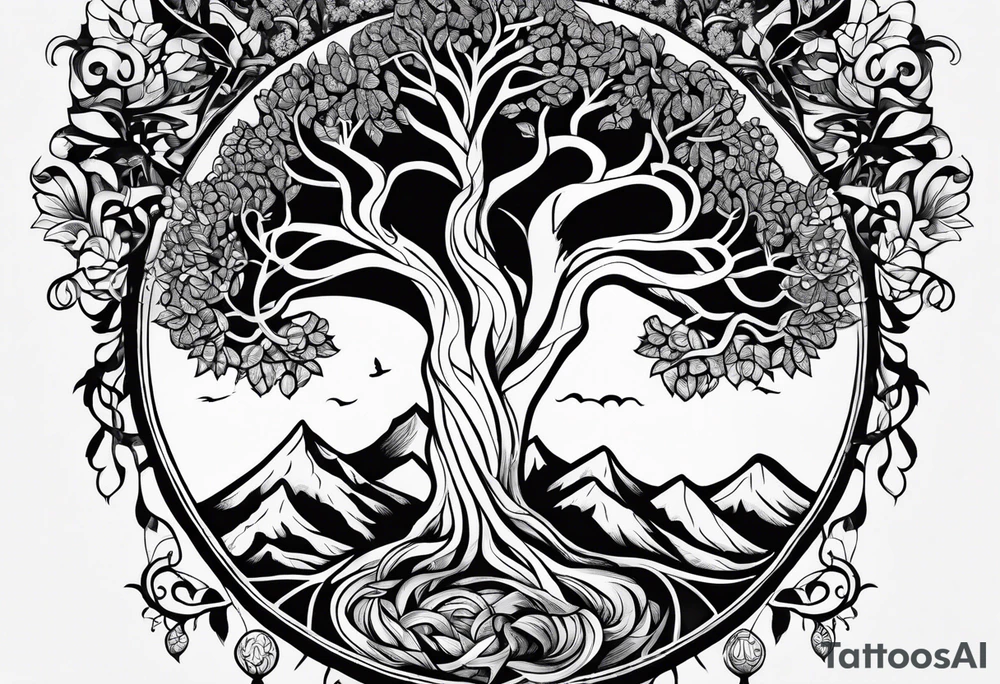 yggdrasil tattoo idea
