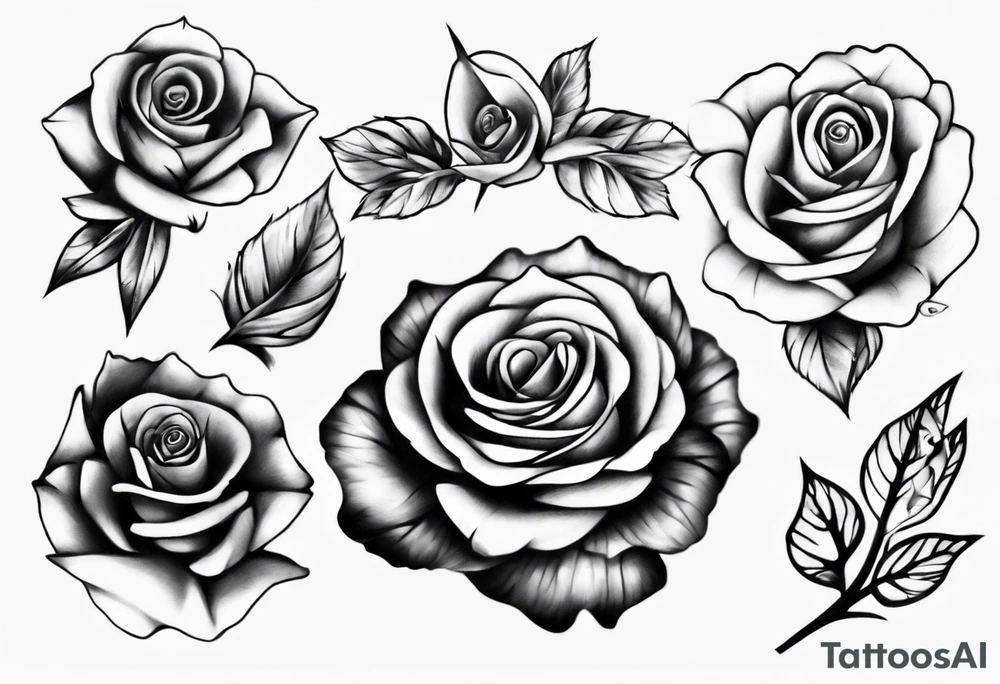 ROSAS NEGRAS tattoo idea