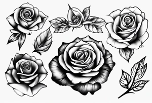 ROSAS NEGRAS tattoo idea
