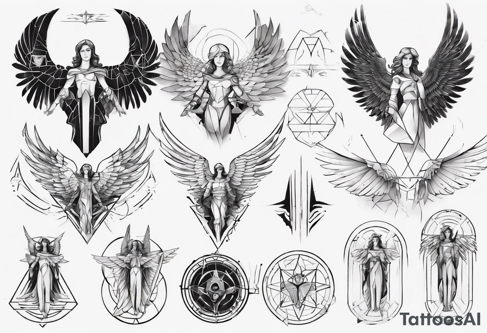 Archangel tattoo idea